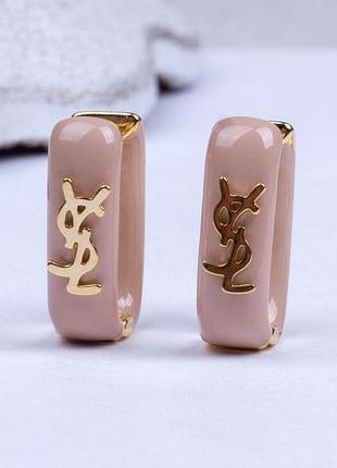 Серьги женские с надписью