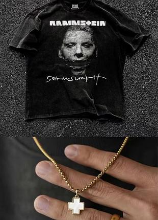 Футболка rammstein рамштайн rammstein oversize + подарунок
