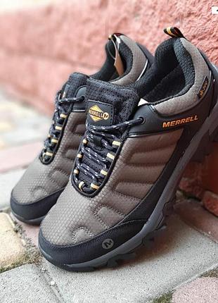Кроссовки merrell moab work thermo хаки с черным распродаж sale