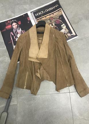 Куртка # замшева косуха zara