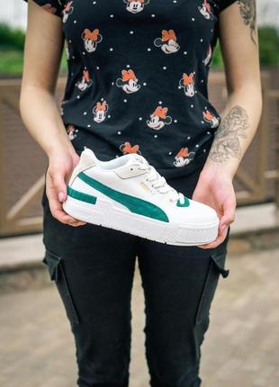 Puma cali sport heritage white/teal🆕шикарні кросівки найк🆕купити накладений платіж3 фото