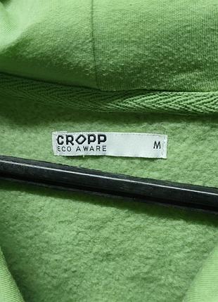 Худи теплая зеленая с принтом 2