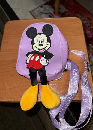 Нова дитяча сумочка бананка міккі маус