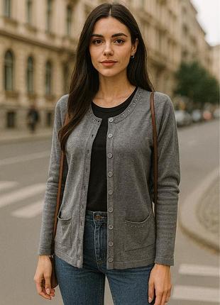 Кардиган з камінням
