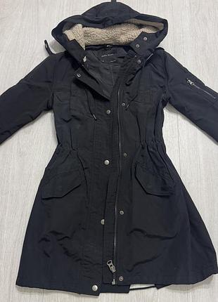 Курточка zara,чорна вітрова zara
