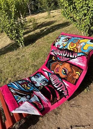 Пляжний рушник monster 75х150см. туреччина.