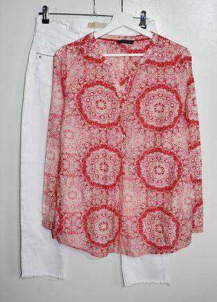 Marks&spencer красива батистова сорочка з шовком у складі