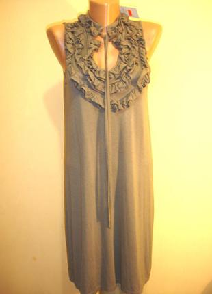 Стильне бавовняне плаття з жабо "martina b" 12 р italie