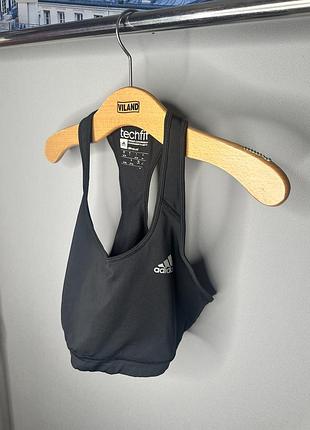 Спортивная майка-топ adidas techfit с компрессией size xs-s