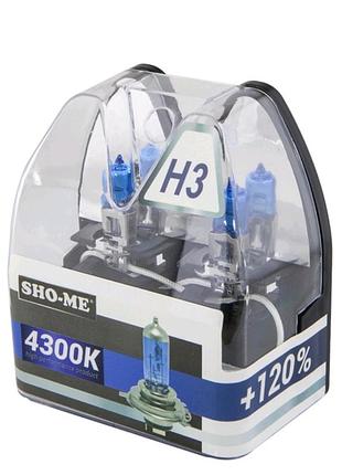 Галогенова лампа sho-me h3 4300k +120