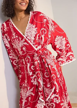 Натуральный вискозный халат, р. s-m-l