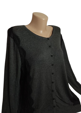 Акція 1+1 = 3 гарна кофта з мереживом  marks &spencer  83 % вiскоза