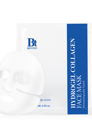 Benton hydrogel collagen face mask гідрогелева маска