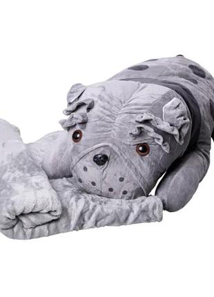 Іграшка-подушка з пледом шарпей 120*160см