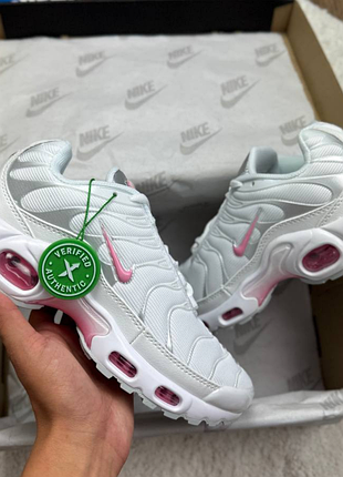 Air max tn plus white grey pink