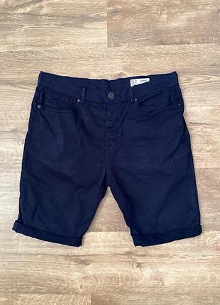 Темно-сині базові шорти denim co