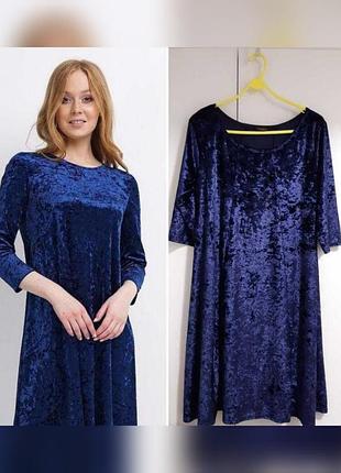 Итальянское платье из велюра