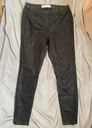 Джегинсы принт леопард