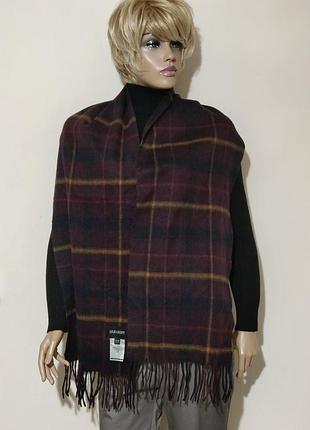 Lyle &amp; scott вовняний шарф карта тартар /13243/
