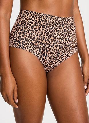 Леопардові трусики безшовні висока посадка victoria’s secret оригінал