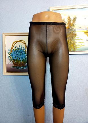 Лосини короткі з мереживом