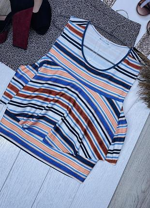 Нова блуза zara l смугаста блуза з відкритими плечима блуза зара з оборками