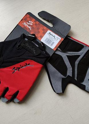 Мужские велосипедные перчатки spiuk guante gorto xp unisex rojo/negro