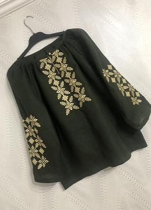 Жіноча вишиванка льон 46-48р