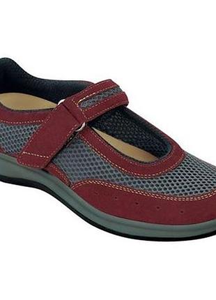 Ортопедические туфли с регулируемым ремешком orthofeet celina mary jane