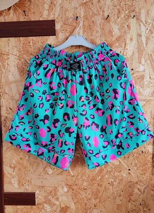 Яркие легкие летние шортики бермуды высокая посадка