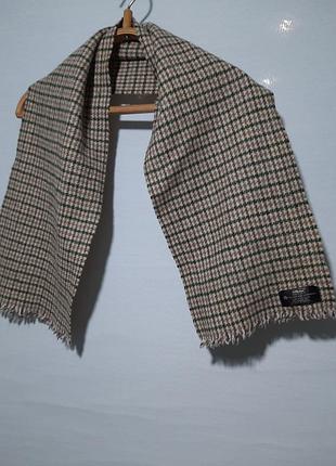 Шарф линглийский из шерсти ягненок st michael peed-de-poulе/гусиная лапка