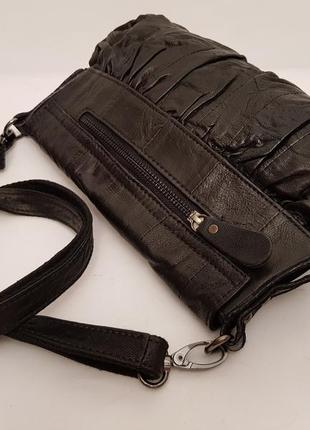 Ефектна шкіряна сумочка crossbody данської бренду octopus6 фото