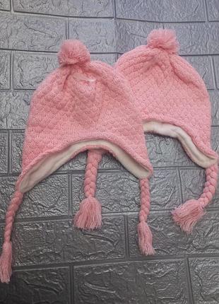 Шапочка для девочки на 1-2 года