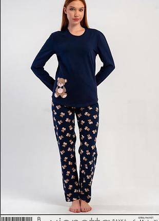 Теплі байкові піжами