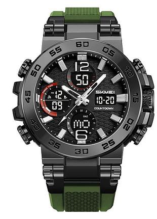 Часы наручные 2499ag skmei, army green