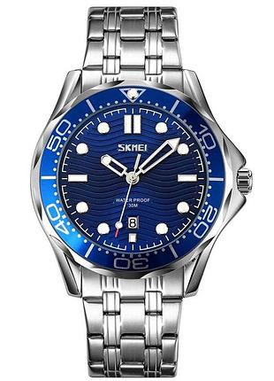 Часы наручные 9276ssibu skmei, silver-blue