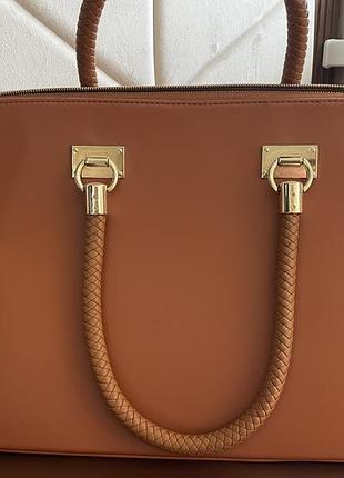 Стильна жіноча сумочка, рудого кольору