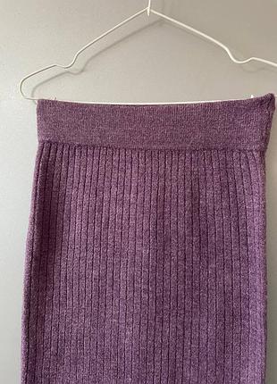 Бузкова тепла спідниця 6