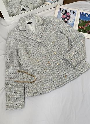 Твидовый жакет