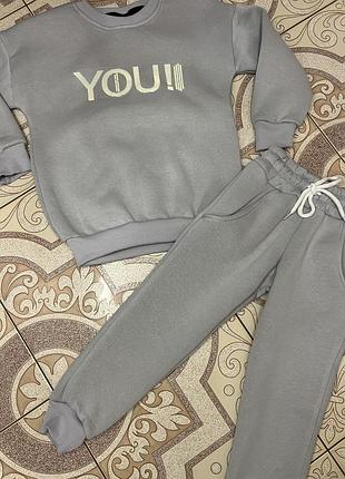 Теплий костюм на флісі на хлопчика