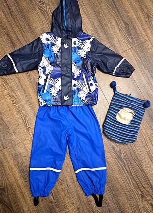 Куртка на флисе грязеопруф, дождевик