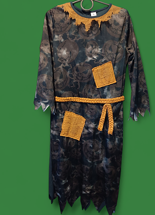 Балахон призрака на хеллоуин,на 7-8 лет