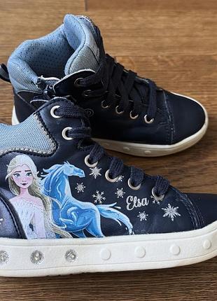 Geox демісезонні черевички з підсвіткою р.27(17 см)