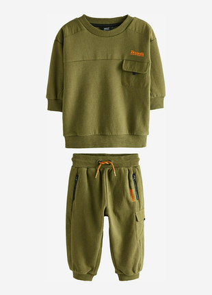 Фото 56 спортивний костюм  на флісі next на зріст 116- 122 см