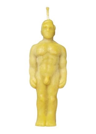 Свеча вольт мужчина №2 желтая 12,5 см