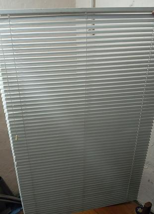 Жалюзи горизонтальные металлические белые 86х140 см
