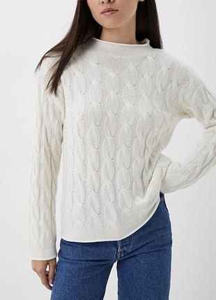 United colours of benetton чудовий мʼякий джемпер в коси