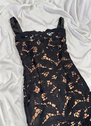 Вечірня коктейльна чорна сукня довга макси миди maxi midi в обтяжку по фігурі