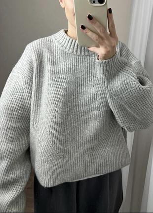 Sale‼️свитерик оверсайз с вкраплениями шерсти