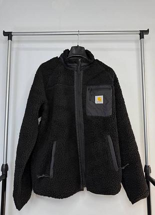Чоловіча шерпа carhartt куртка зимова чорного кольору